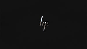 Minimalist Metal Hp Laptop Logo Wallpaper