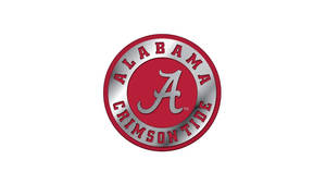 Minimalist Metallic Alabama Crimson Tide Wallpaper