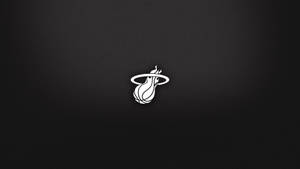 Minimalist Miami Heat Logo Wallpaper