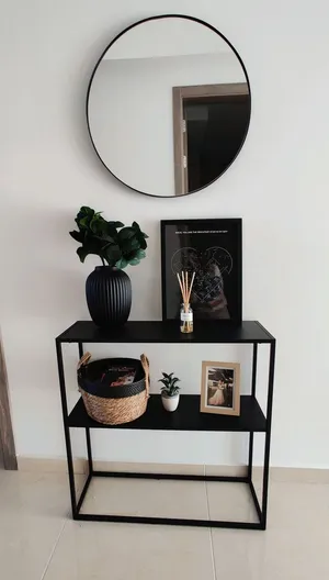 Minimalist Mountain Landscape In Vibrant Hues Wallpaper