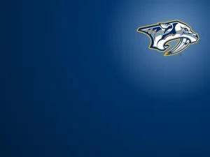 Minimalist Nashville Predators Logo Wallpaper