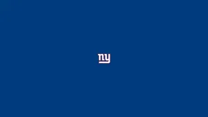 Minimalist New York Giants Logo Wallpaper
