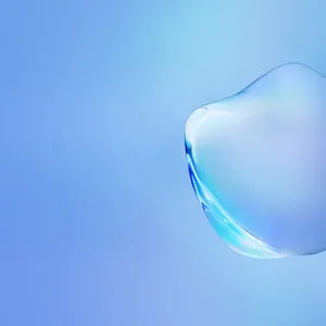 Minimalist Note 10 Water Drop In Blue Wallpaper