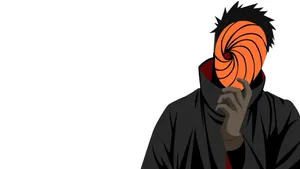 Minimalist Obito Uchiha 4k Wallpaper