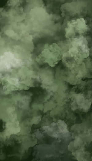 Minimalist Olive Green Pattern Wallpaper Wallpaper