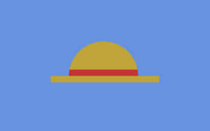 Minimalist One Piece Luffy's Straw Hat Wallpaper