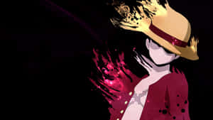 Minimalist One Piece Monkey D Luffy Wallpaper