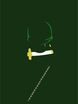 Minimalist One Piece Roronoa Zoro Wallpaper