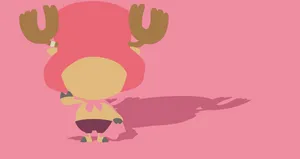 Minimalist One Piece Tony Chopper Wallpaper