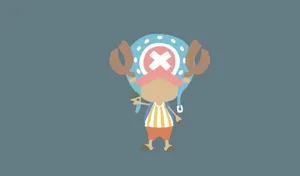Minimalist One Piece Tony Tony Chopper Wallpaper