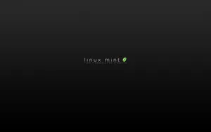Minimalist Operating System Linux Mint Logo Wallpaper