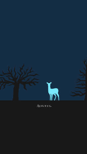 Minimalist Patronus Always Harry Potter Wallpaper