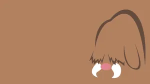 Minimalist Piloswine Wallpaper