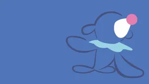 Minimalist Popplio Pokemon Sun And Moon Wallpaper