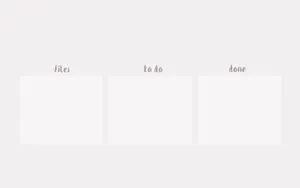 Minimalist Productivity Board Wallpaper