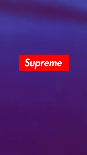 Minimalist Purple Supreme Wallpaper