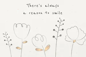 Minimalist Quote - Inspirational Message On A Simple Background Wallpaper