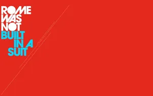 Minimalist Quote On A Blue Background Wallpaper