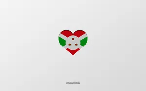 Minimalist Representation Of Burundi Flag Wallpaper