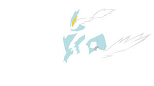 Minimalist Reshiram Fused With Kyurem Wallpaper