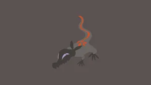 Minimalist Salandit Wallpaper
