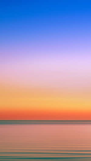 Minimalist Sky: A Serene Display Of Colors Wallpaper