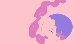 Minimalist Sleeping Musharna Artwork Wallpaper