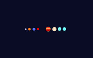 Minimalist Solar System Wallpaper Wallpaper