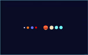 Minimalist Solar System Wallpaper Wallpaper