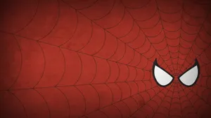 Minimalist Spider-man Background Design Wallpaper