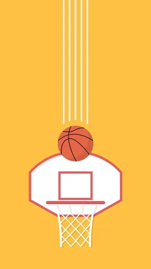 Minimalist Sports Illustration Wallpaper
