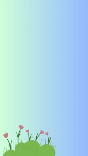 Minimalist Spring Floral Backdrop.jpg Wallpaper