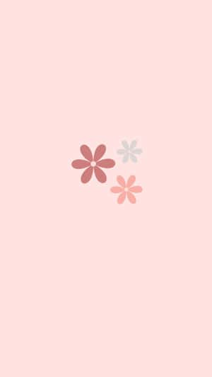 Minimalist Spring Floral Design Wallpaper