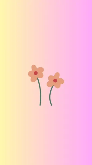 Minimalist_ Spring_ Flowers_ Background Wallpaper