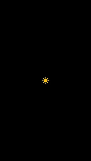 Minimalist_ Sun_ Icon_on_ Dark_ Background.jpg Wallpaper