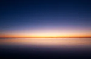 Minimalist Sunrise Horizon View Wallpaper