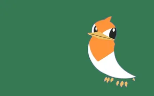 Minimalist Taillow Green Art Wallpaper