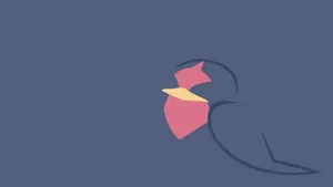 Minimalist Taillow Navy Blue Art Wallpaper