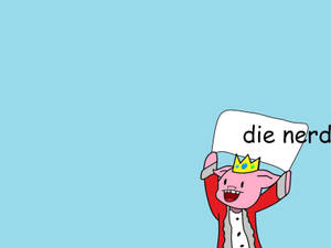 Minimalist Technoblade Drawing Wallpaper