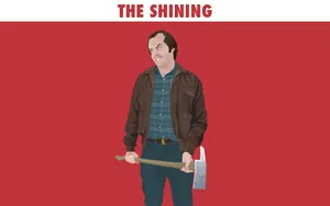 Minimalist The Shining Jack Wallpaper