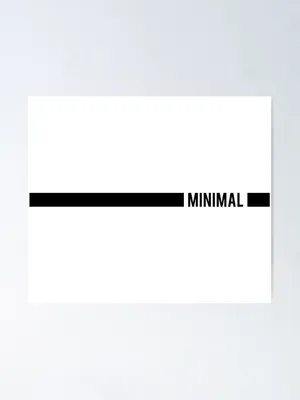 Minimalist Typography Design In Black And White Wallpaper