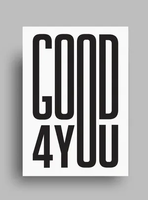 Minimalist Typography Design Wallpaper