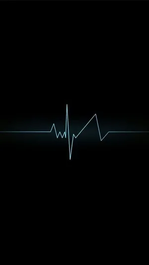 Minimalist Vital Signs Artwork Wallpaper
