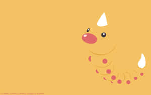 Minimalist Weedle Artwork Wallpaper