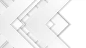 Minimalist White Geometric Layers Wallpaper