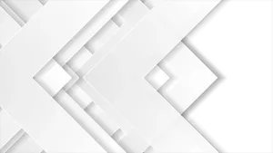 Minimalist White Geometric Layers Wallpaper