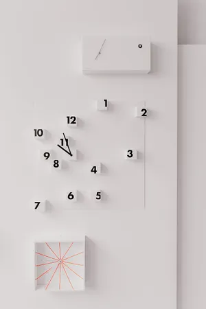 Minimalist White Wall Clocks Wallpaper