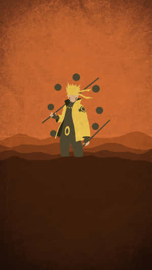 Minimalistic Art Naruto Sage Of Six Paths Wallpaper Wallpaper