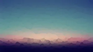 Minimalistic Illustration Of Abstract Black And White Shapes Wallpaper