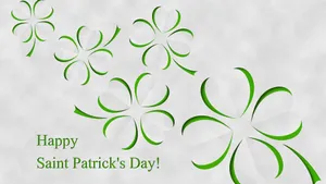 Minimalistic Saint Patrick’s Day Design Wallpaper